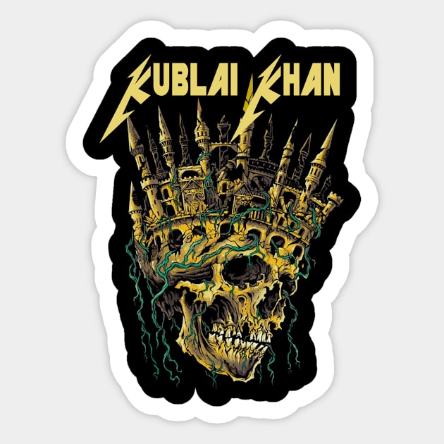 KUBLAI KHAN VTG Sticker by rdsgnnn